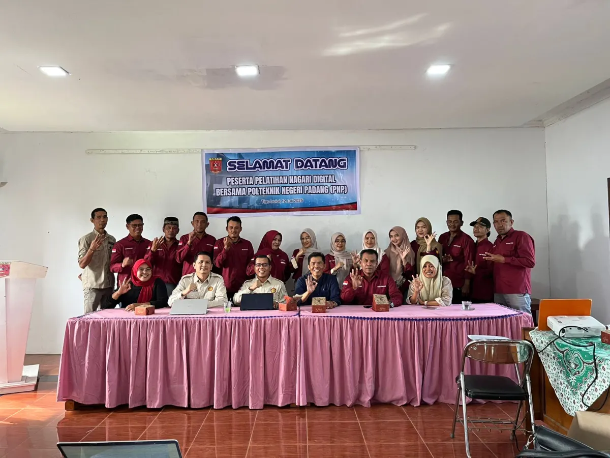 Pelatihan Nagari Digital di Nagari Tigo Balai