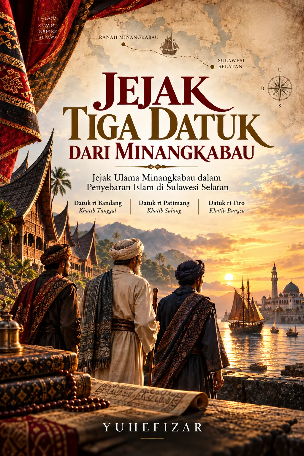 JEJAK TIGA DATUK DARI MINANGKABAU: Buku Baru Yuhefizar tentang Jejak Ulama Minangkabau di Sulawesi Selatan