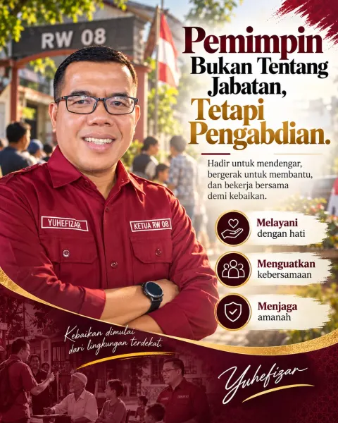 Pemimpin Bukan Tentang Jabatan, tetapi Pengabdian. 🤝❤️