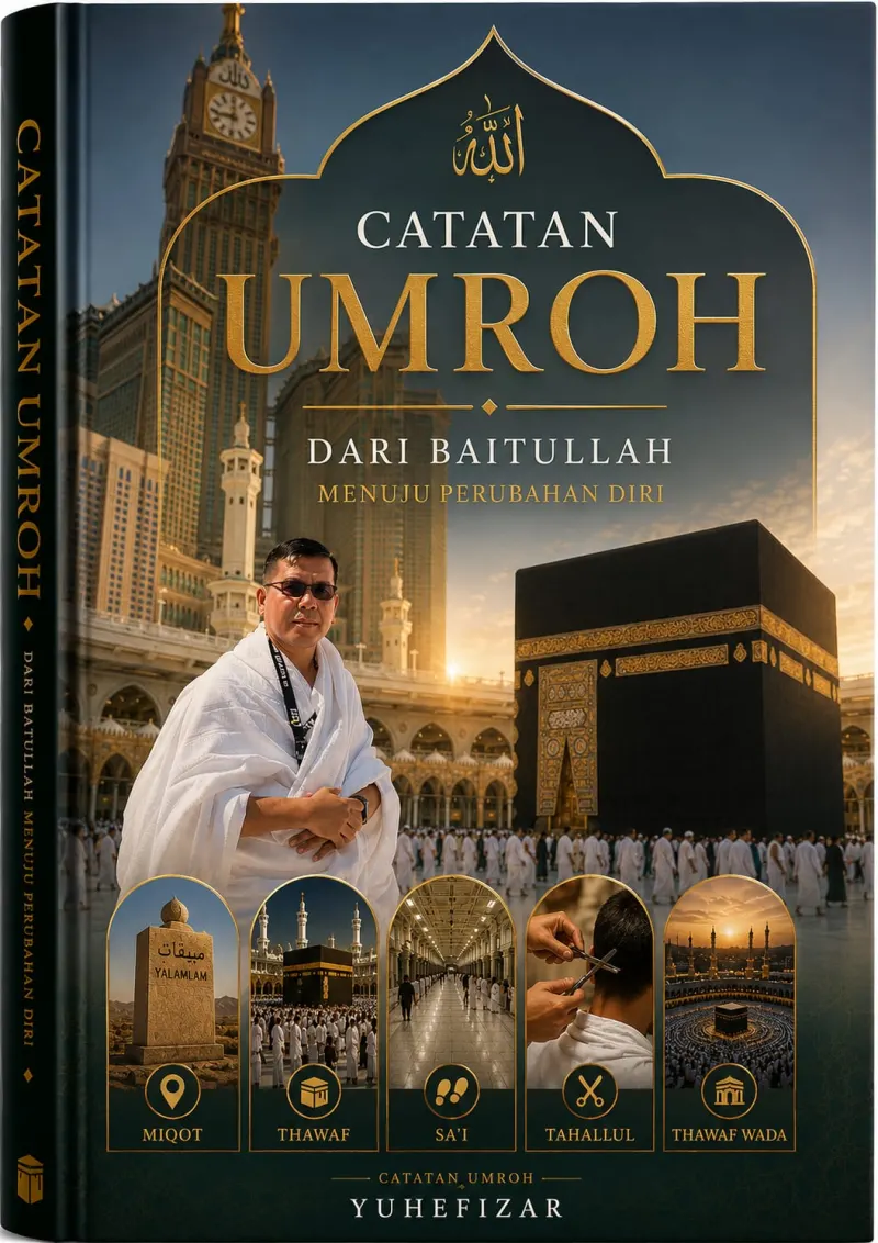 Sampul buku Catatan Perjalanan Umroh